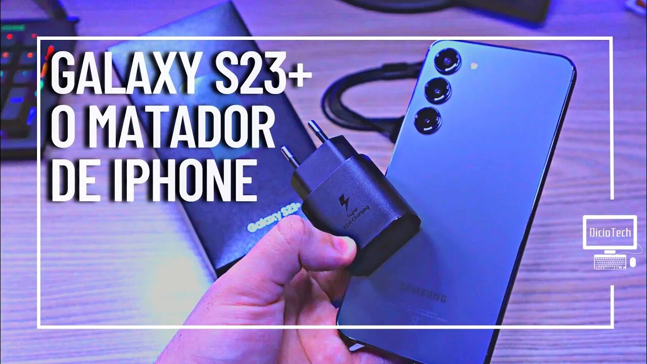 GALAXY S23+ É BOM? NOVO MATADOR DE IPHONE?💸 | Unboxing e Primeiras Impressões