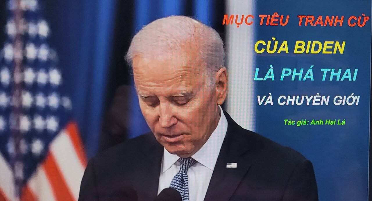 MỤC TIÊU TRANH CỬ CỦA BIDEN LÀ PHÁ THAI VÀ CHUYỂN GIỚI