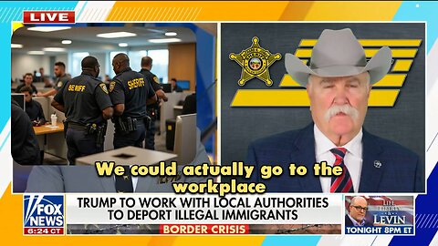 Trump will grant Sheriffs the power to raid workplaces to arrest & deport illegal migrant workers.