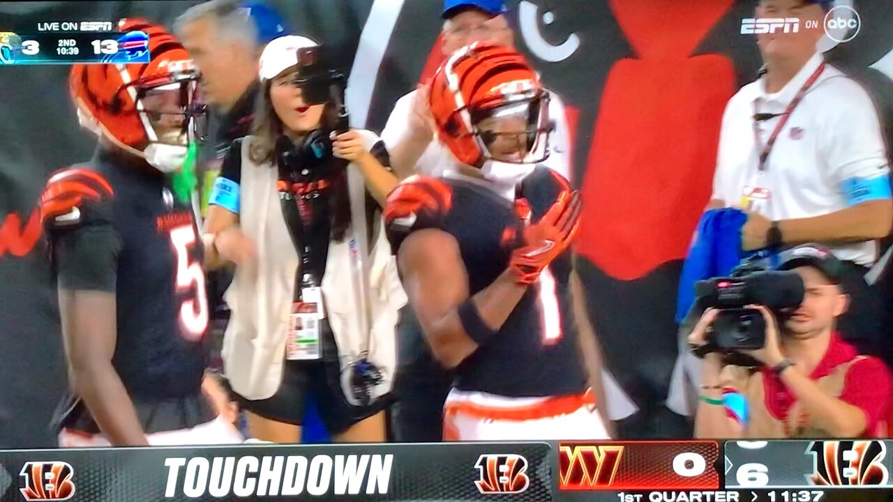 Bengals WR #1 Ja’Marr Chase TD🏈41yds.