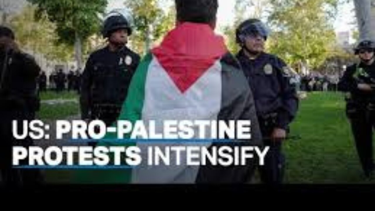 Gaza protests: On the frontline of US campus chaos