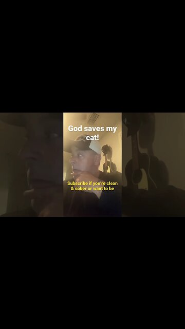 God saved me and my cat from my alcoholic temper! #Recovery #sobriety #Fentanyl #CleanAndSober #God