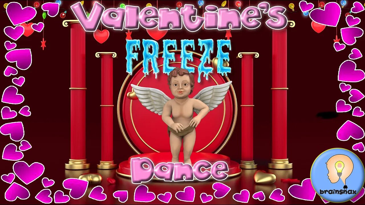 Valentines Freeze Dance | Brain Break | Valentines Day