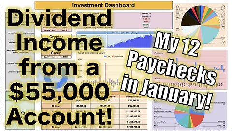 How Much my Dividend Growth Portfolio Paid Me in the Month of January! ($55,000 Account)