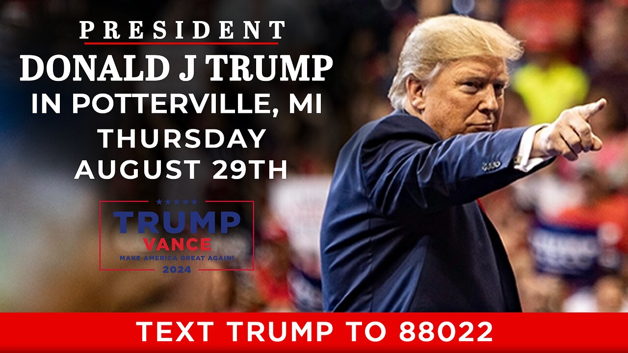 LIVE: President Trump in Potterville, MI