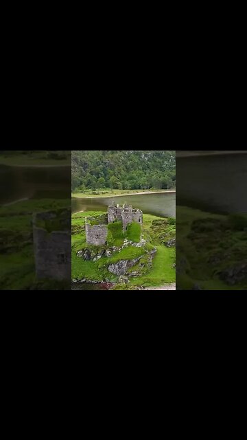 Caisteal Tioram, meaning dry castle, is a ruined castle that sits on the tidal island...