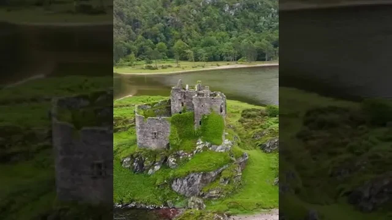 Caisteal Tioram, meaning dry castle, is a ruined castle that sits on the tidal island...