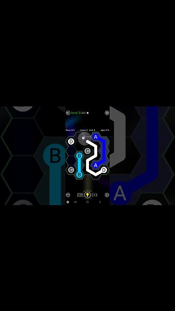 flow free Hexes: easy level 9