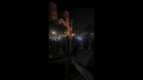 Police Retreat At UCLA