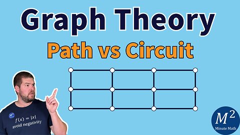 What is the difference between a Path and a Circuit? | Graph Theory Basics