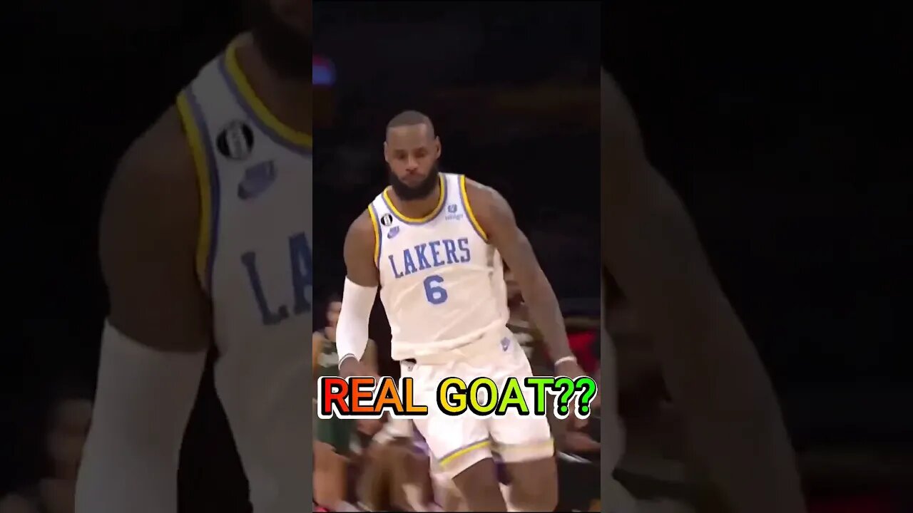 GOAT or NOT?? #shorts #shortsvideo #shortsviral #nbahighlights #nba #lebronjames #goat