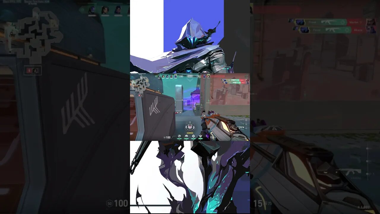 Got to watch them flanks #youtubeshorts #valorant #valorantclips #omenplays