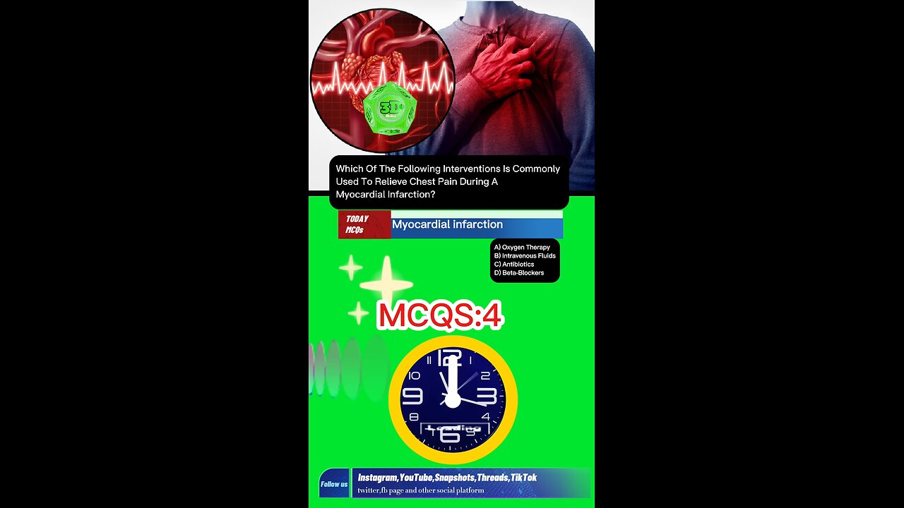 Myocardial infarction mcqs