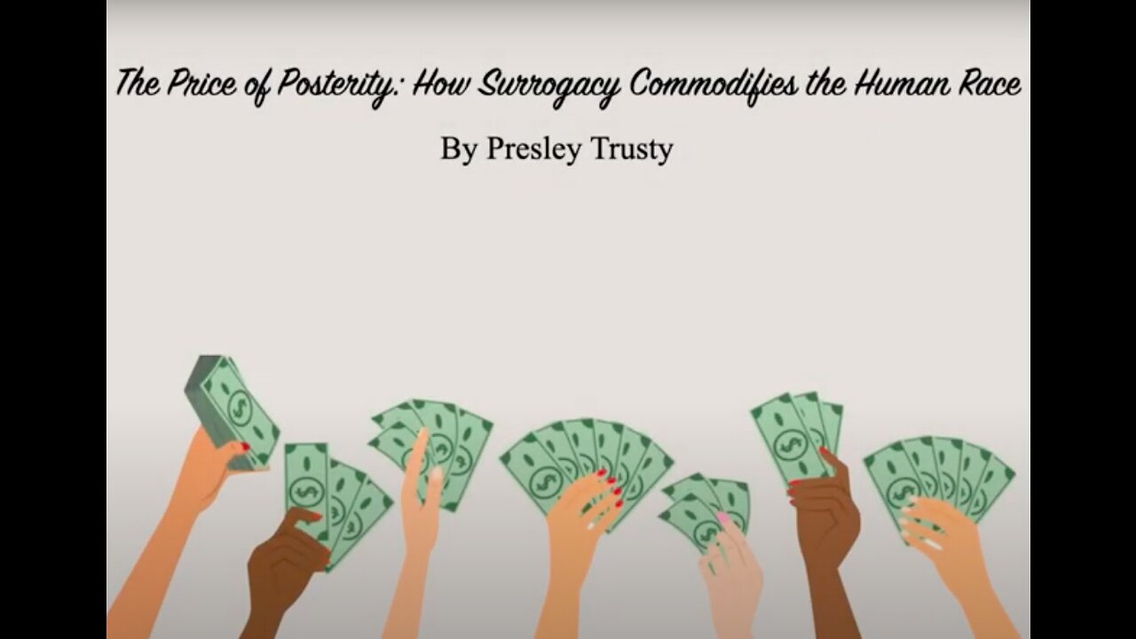 The Price of Posterity: How Surrogacy Commodifies the Human Race