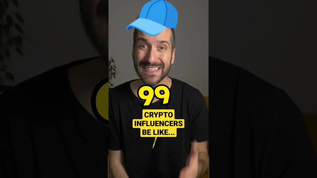 Every #crypto influencer be like...