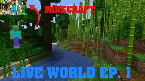 LIVE!!! MINECRAFT - LIVESTREAM WORLD (NOT HARDCORE) #1