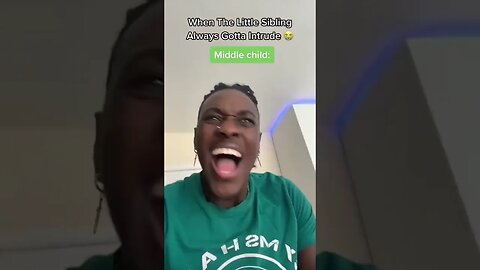 Little sibling always wanna intrude fr 🤣