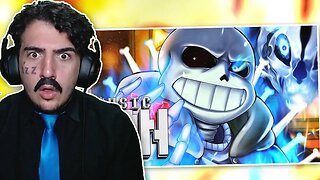 PASTOR REACT Julgamento Final | Sans (Undertale) |REMASTERED| Papyrus Da Batata