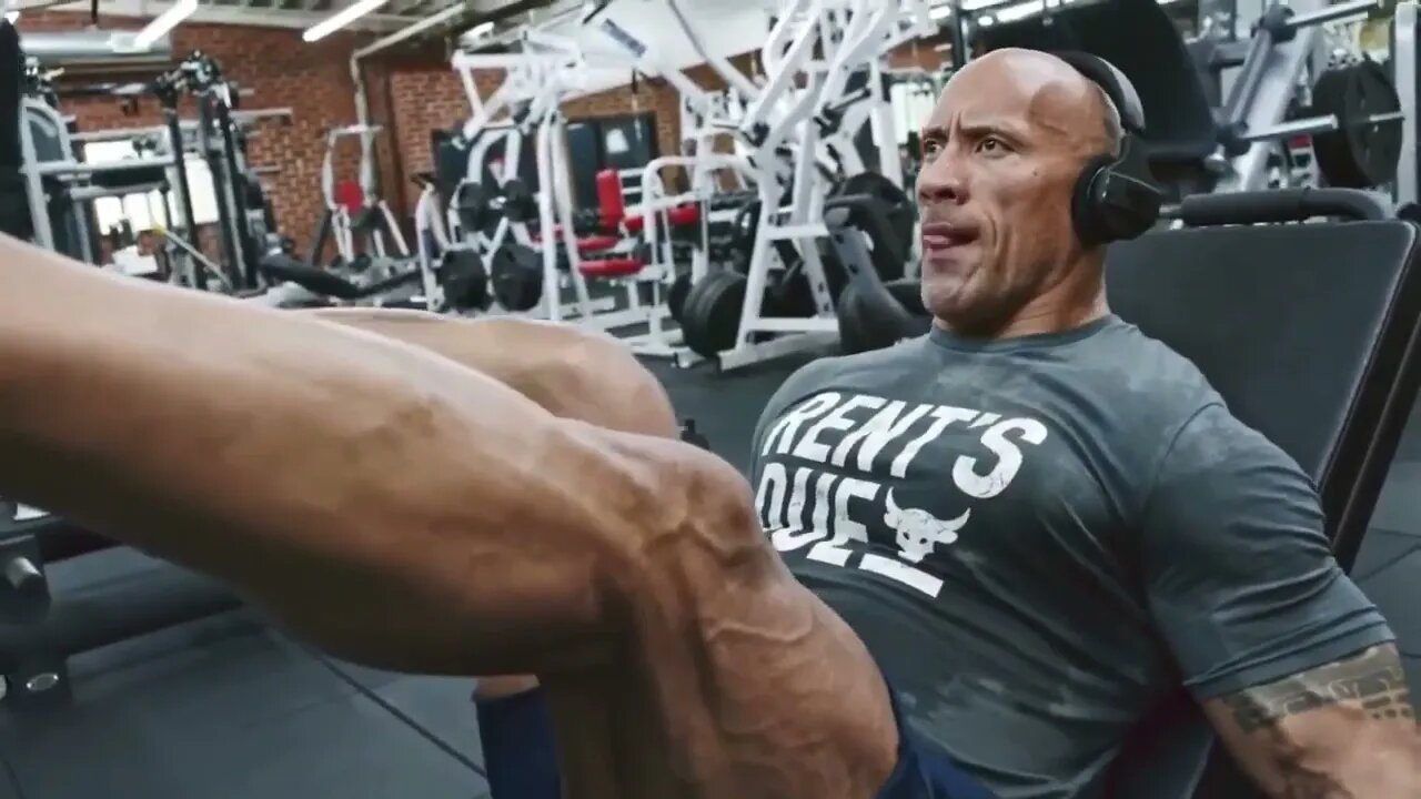 🔥 The Rock Gym Motivation 🔥 Never Give Up 🔥 No Excuses - Workout Motivation Video