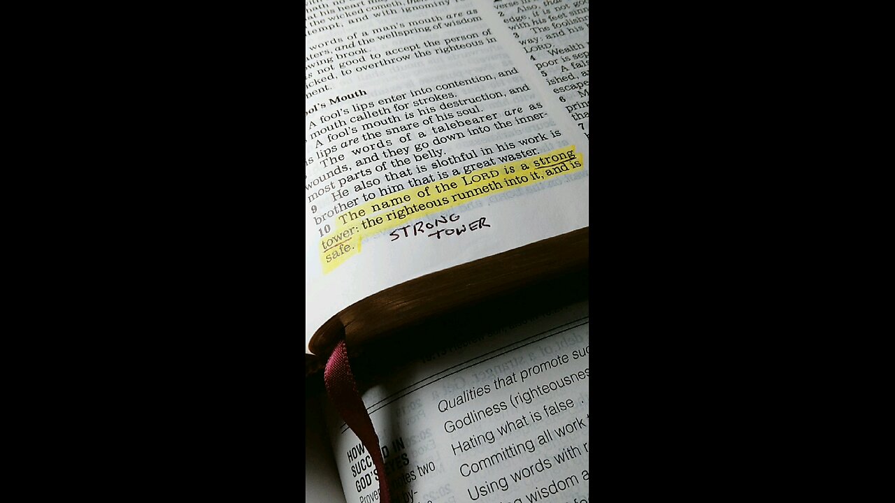 Proverbs 18:10