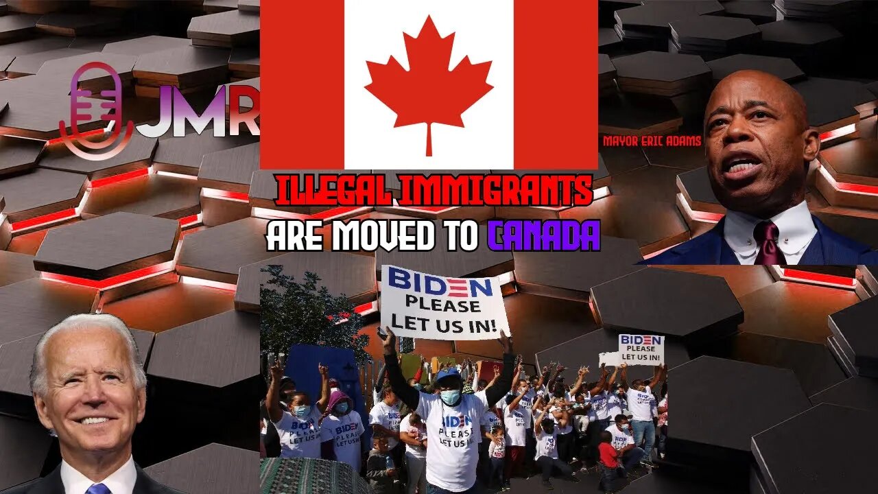 Eric Adams NYC mayor ships illegal immigrants to Canada & no more room they never lived in reality