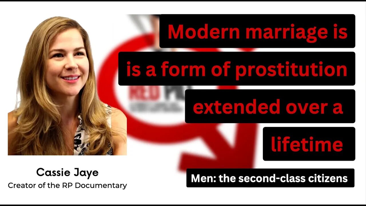 Modern marriage is a form of prostitution extended over a lifetime #redpill manhood