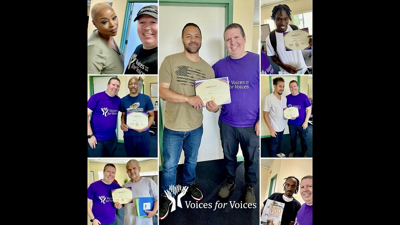 Returning Citizens Complete Voices for Voices Career Re-Discovery Program