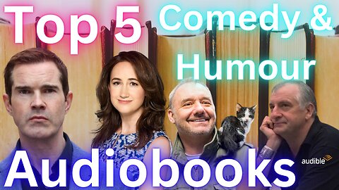 Top 5 Comedy & Humour Audiobooks You Need to Hear! Best Funniest Audiobooks on Audible 🎧😂