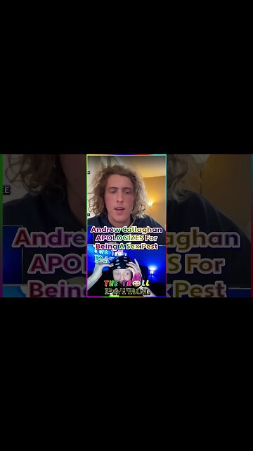 Andrew Callaghan APOLOGIZES 😮 After Sex Pest Allegations #shorts #channel5 #andrewcallaghan