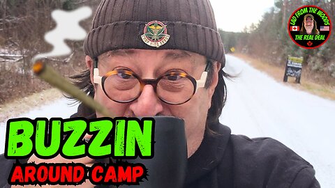 Buzzin Around Camp On First Snow Day