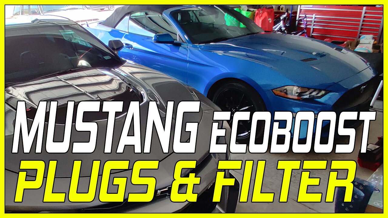 How-to Change Spark Plugs & Air Filter - 2015+ Mustang EcoBoost S550