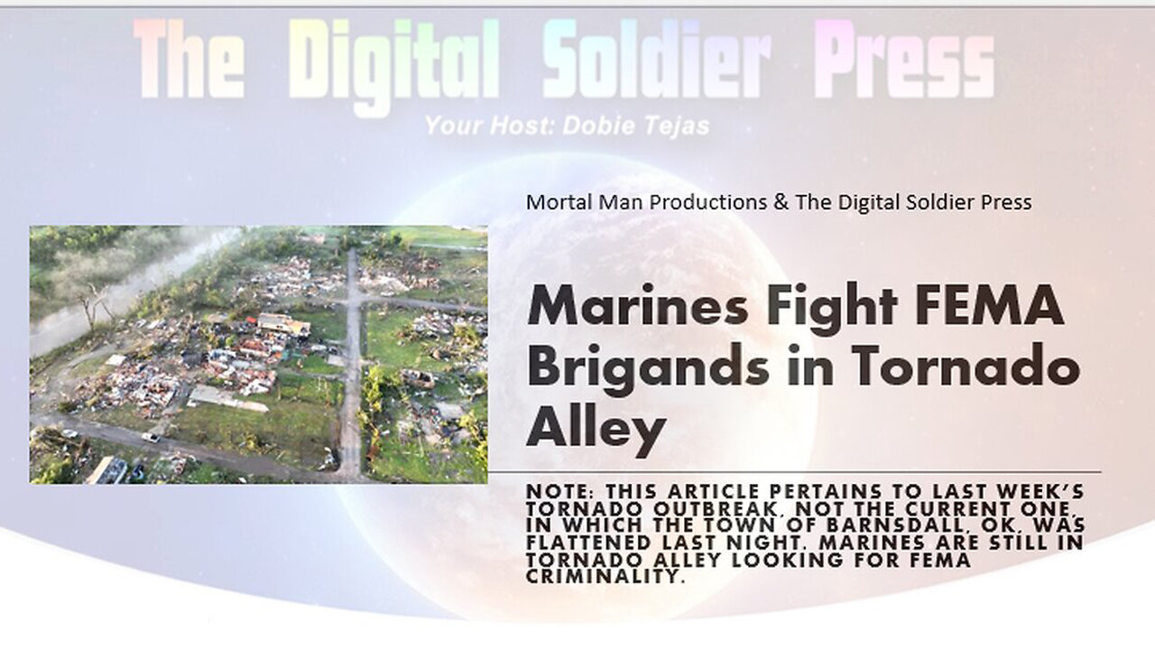 Marines Fight FEMA Brigands in Tornado Alley