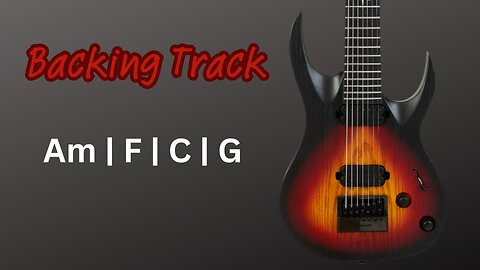 A Minor Rock Backing Track | 115 BPM | Guitar Backing Track