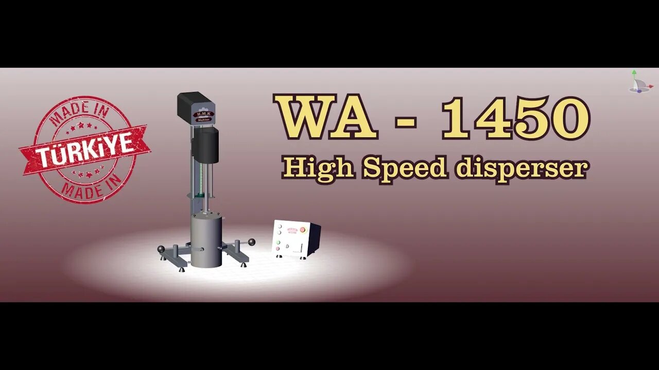 WA video 001 - High Speed Disperser for laboratories