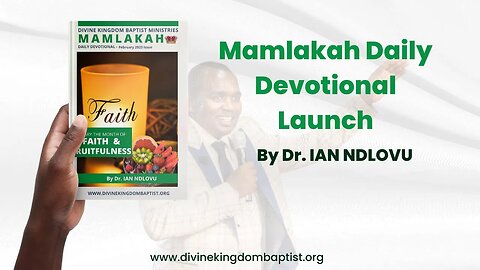 Mamlakah Daily Devotional Launch