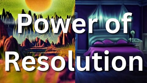 Lucid Dreaming Technique | Power of Resolution