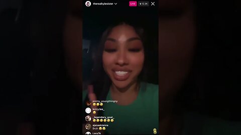 TheRealKyleSister Instagram Live: Ari Fletcher Night Out With Her Best Friend 10.02.23.