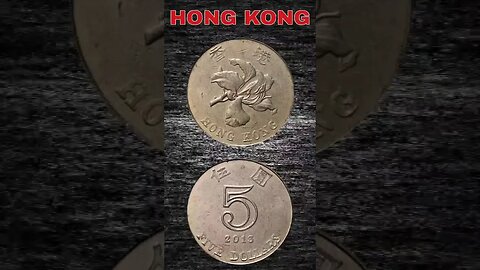 HONG KONG 🇭🇰 5 DOLLARS 2013. #shorts #viral #coinnotesz