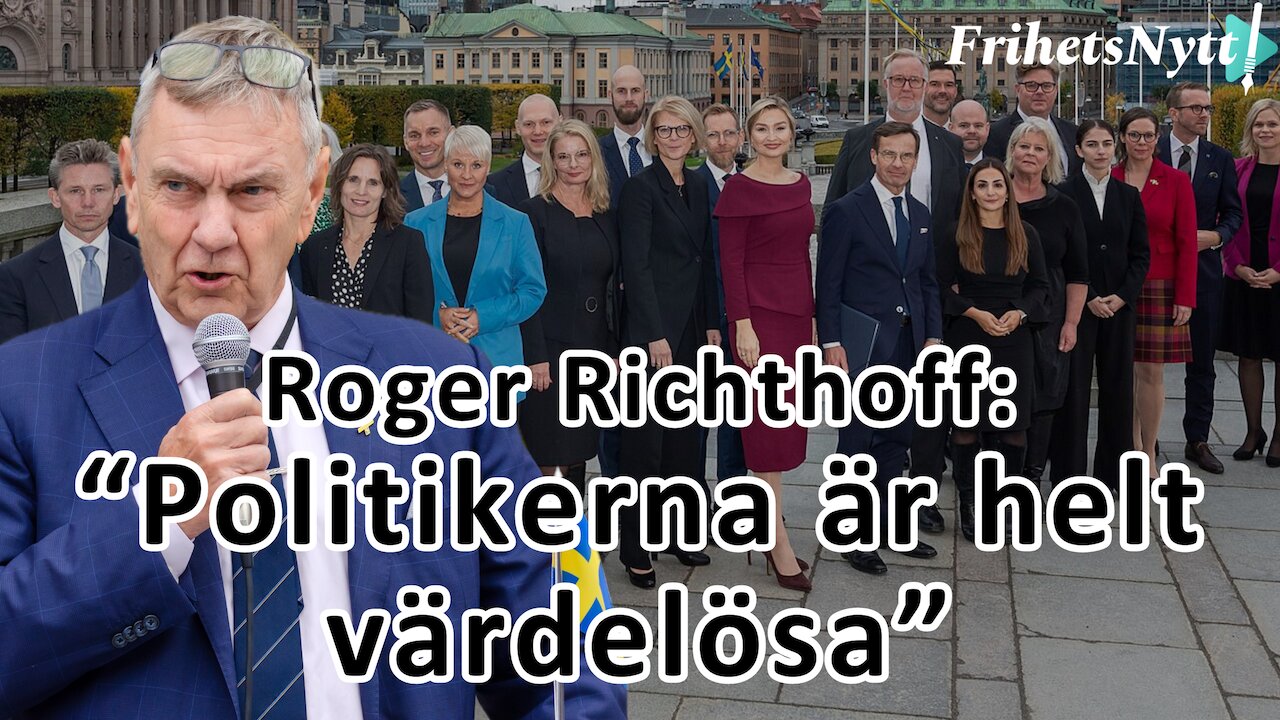 Roger Richthoff: "Politikerna är helt värdelösa + jublar åt kärnvapen"