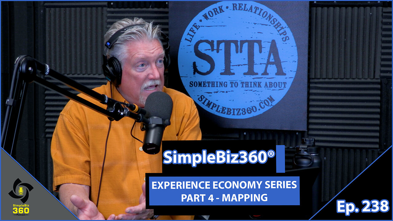 SimpleBiz360 Podcast - Episode #238: EXPERIENCE ECONOMY SERIES PART 4 - MAPPING