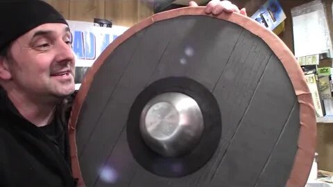 BHP1840 EVA foam Viking Shield Cosplay prop model build