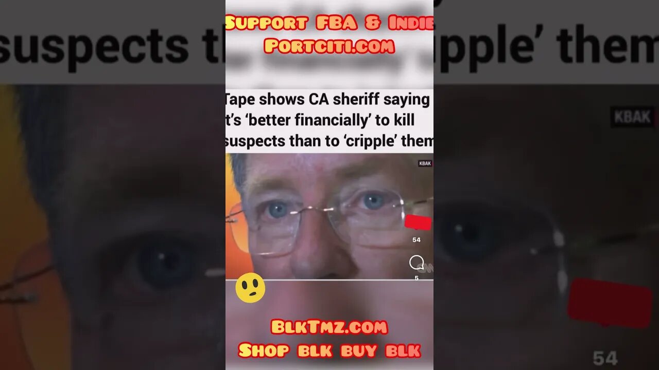 CA sheriff exposed on tape 📼! Wanting more blks “UNALIVED” and less crippled !