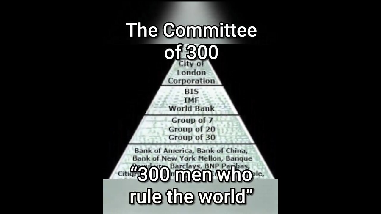 The committee of 300 🧬⚛🧬