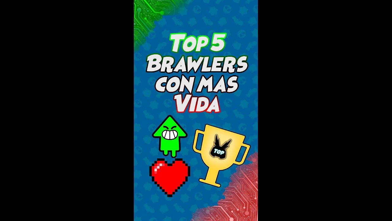 🏆Top 5 brawlers mas tanques del Brawl Stars🏆 #BrawlStarsEspañol #NaruxForAll #topBrawlers