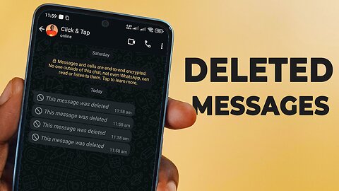 How to Recover or Retrieve Deleted Messages in WhatsApp - See Messages Delete in WhatsApp