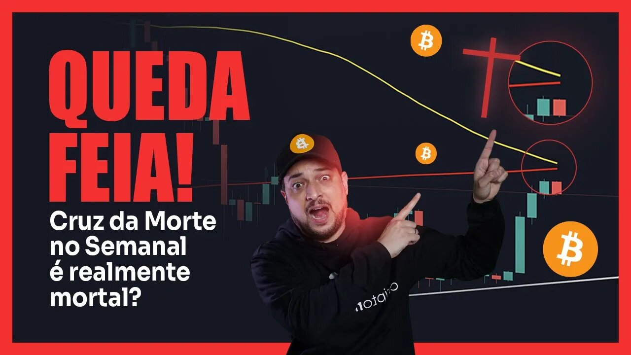 CRUZ DA MORTE SERÁ MORTAL PARA O BITCOIN? PREÇO EM QUEDA ⚠️