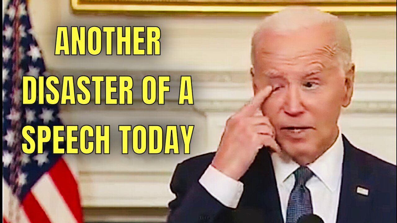 More Slurring and Confusion for JOE BIDEN during his speech today🤦‍♂️