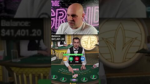$10,000 blackjack bet live