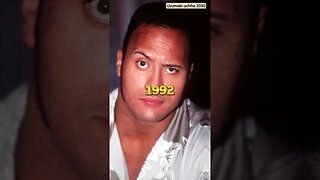 Dwayne Johnson Evolução (2023 - 1972) #shorts