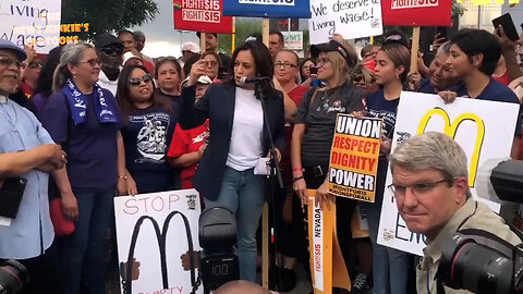 Biden-Harris made up stories to be continued. Kamala says she "worked at McDonalds" and used it as some inspiring story: "I did the French fries and I did the ice cream."